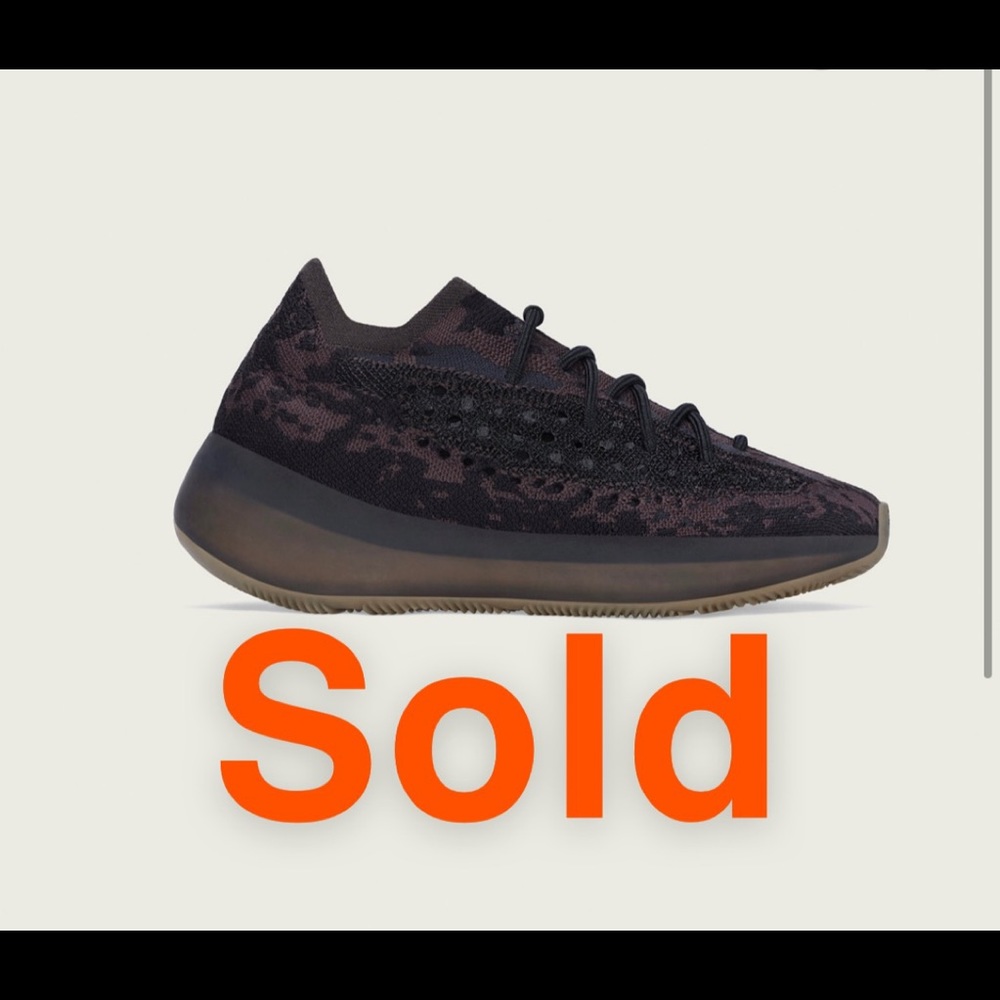 Size 4.5 Yeezy Boost 380 Onyx Non-Reflective 2020